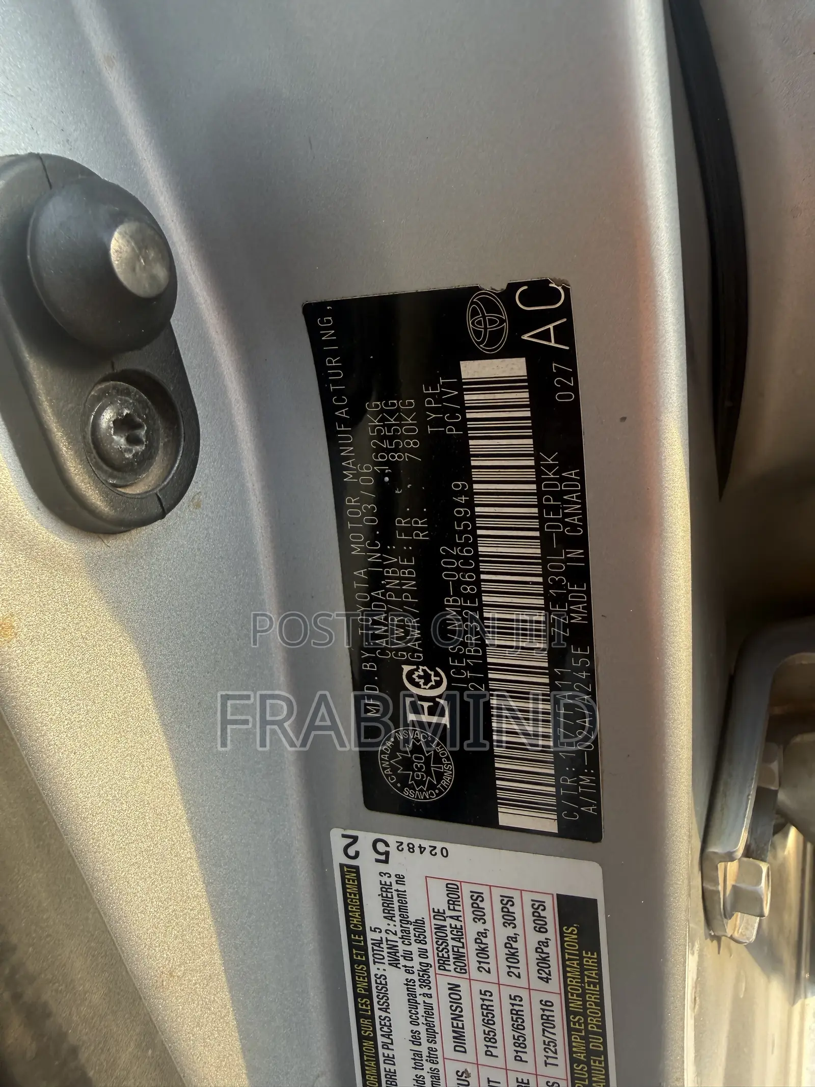 Toyota Corolla LE 2006 Silver