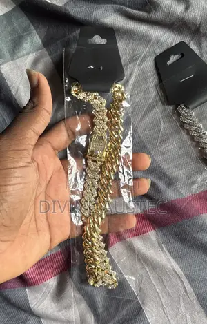 Original Cuban Gold and Silver Necklace