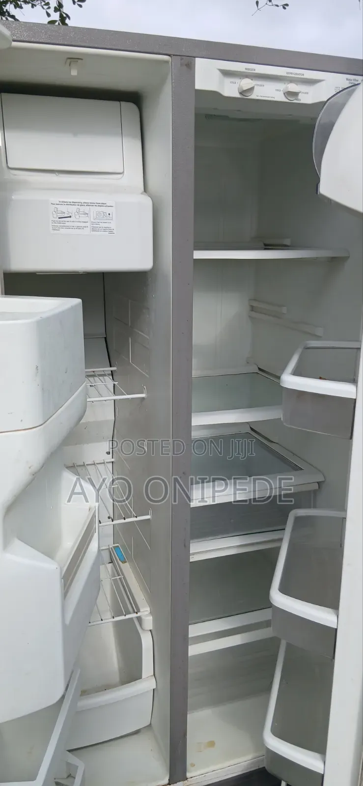 Used Whirpool Side-by-Side Refrigerator