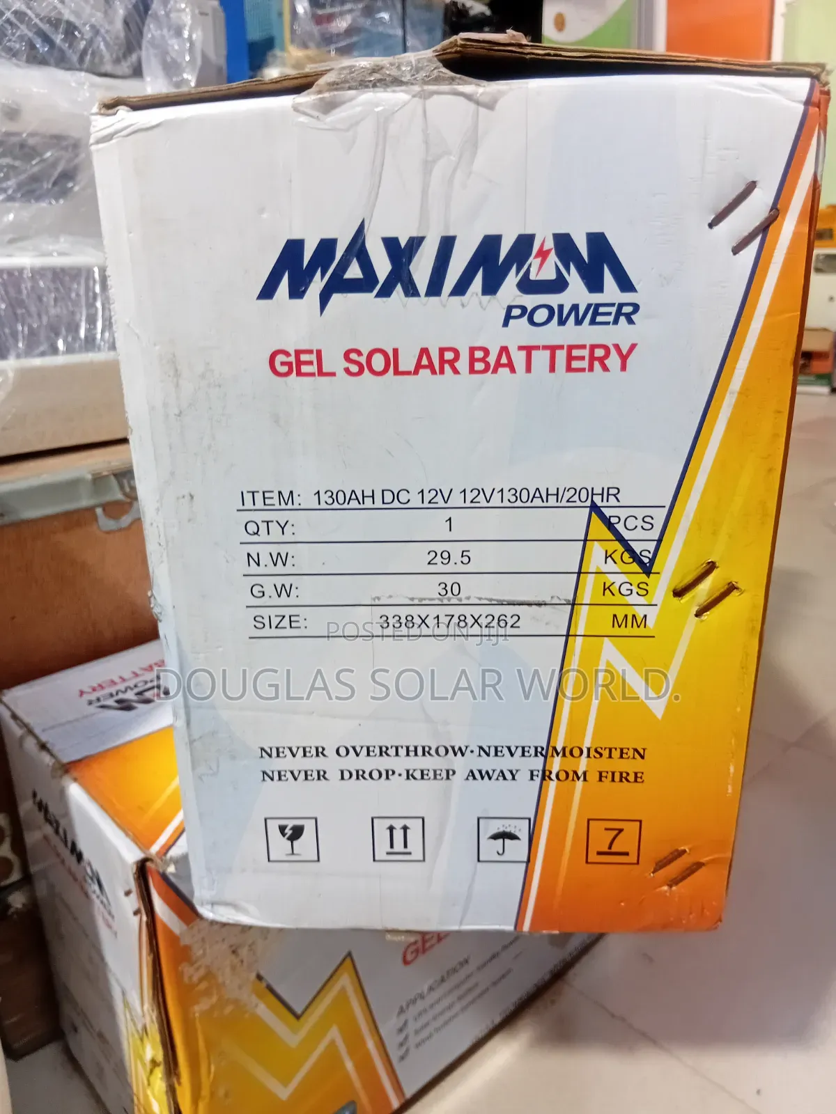 Maximum Gel Battery 130ah