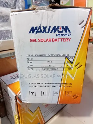 Maximum Gel Battery 130ah