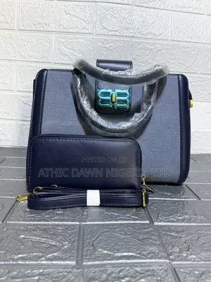Elegant Navy Blue Hand Bag