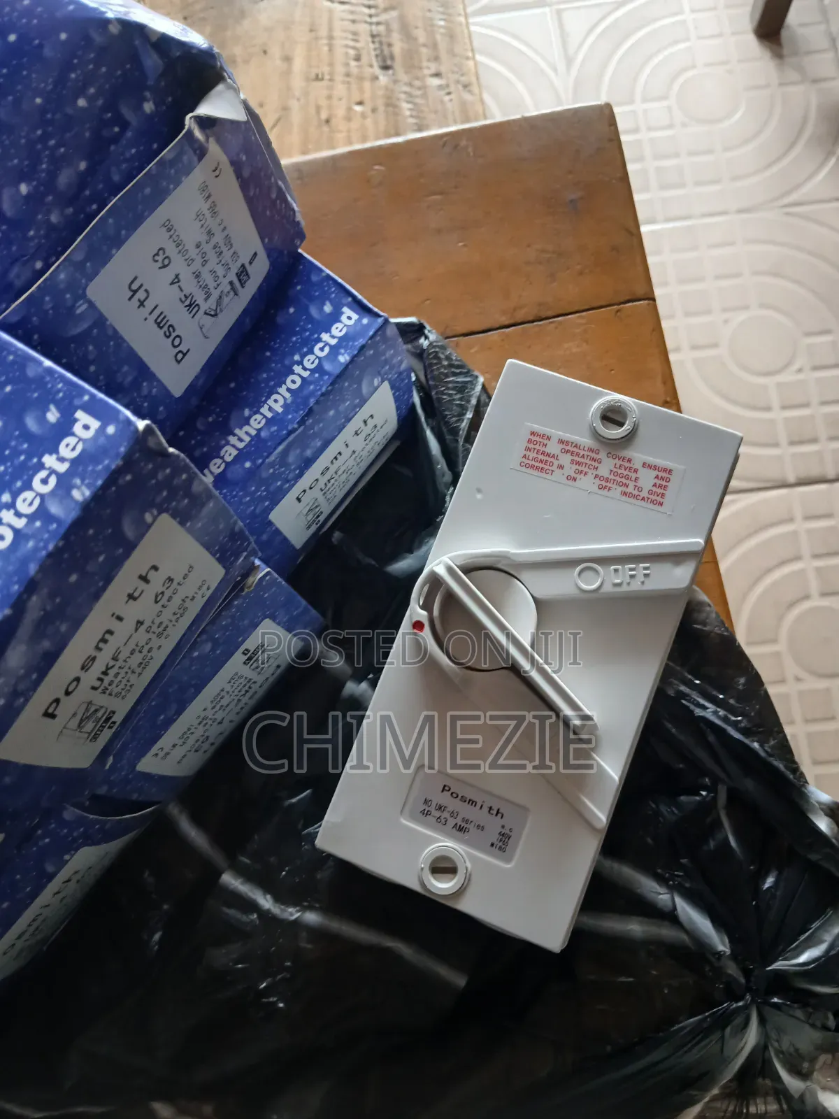 63amps Waterproof Isolator Switch 3phase