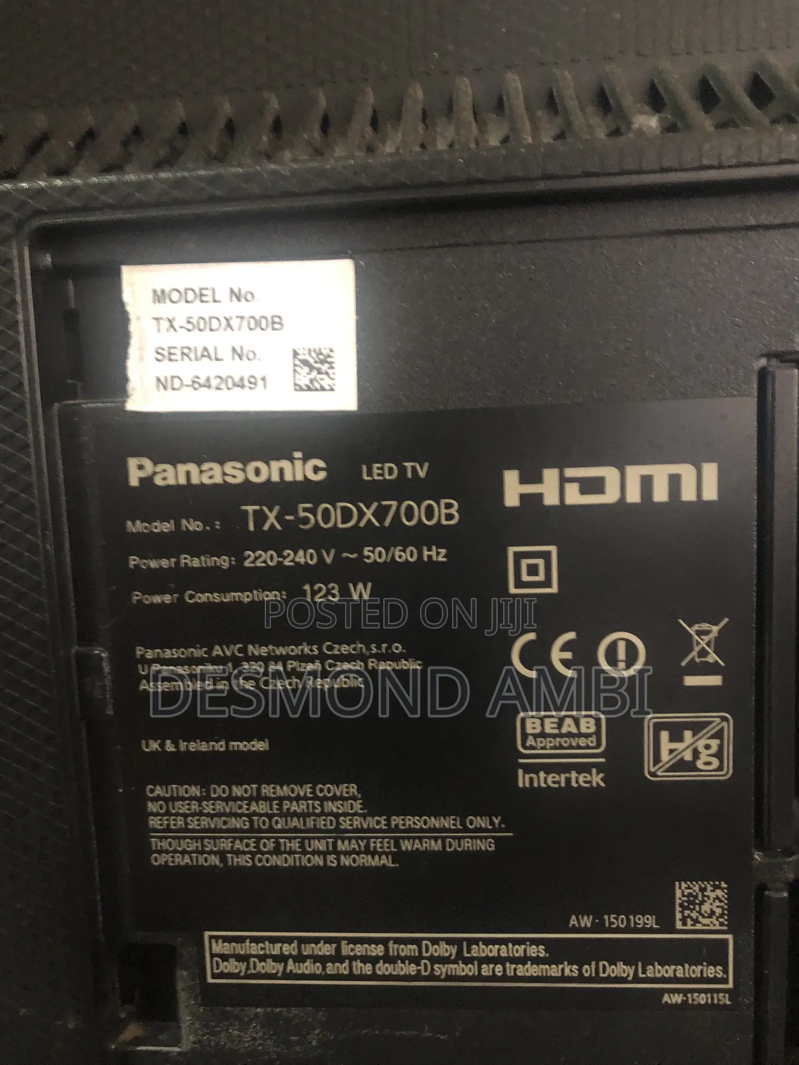 50 Inchs Panasonic