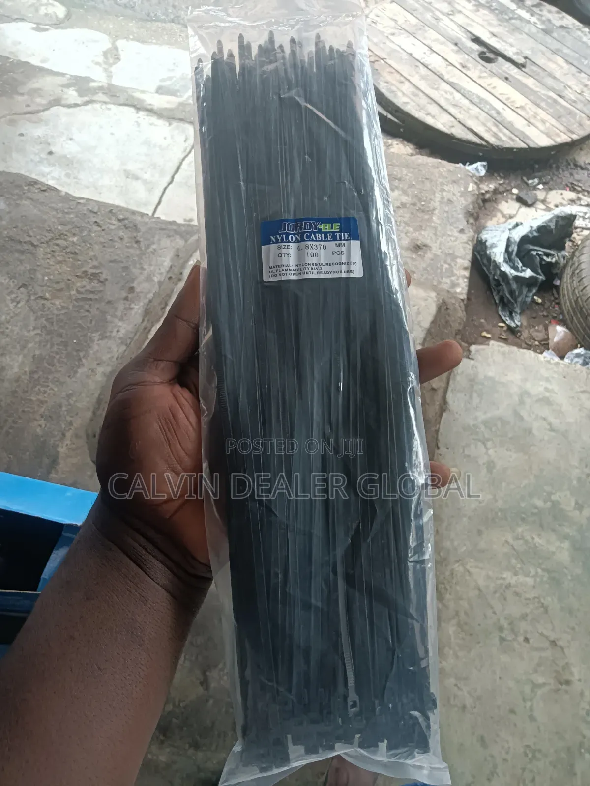 Long Tiny Cable Tie 8x370mm