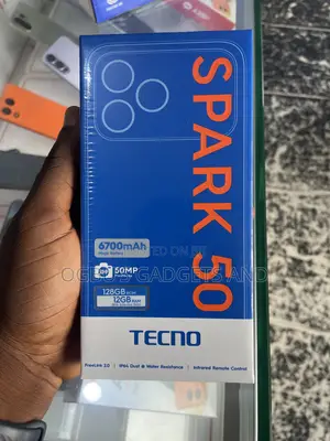 New Tecno Spark 50 128 GB Gray