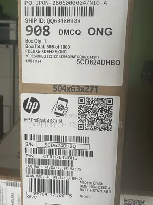 New Laptop HP ProBook 4 G1i 16GB Intel Core Ultra 5 SSD 512GB
