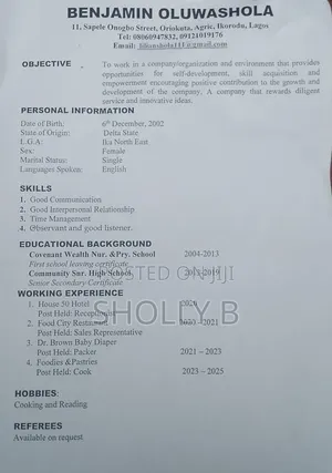 Looking for a Job