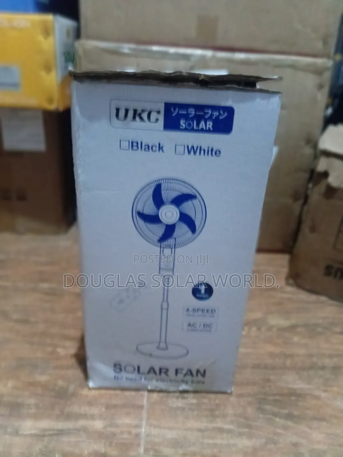 Ukc Solar Rechargeable Fan
