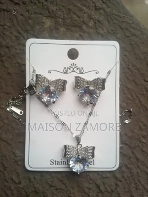Necklace, Earrings, and Rings