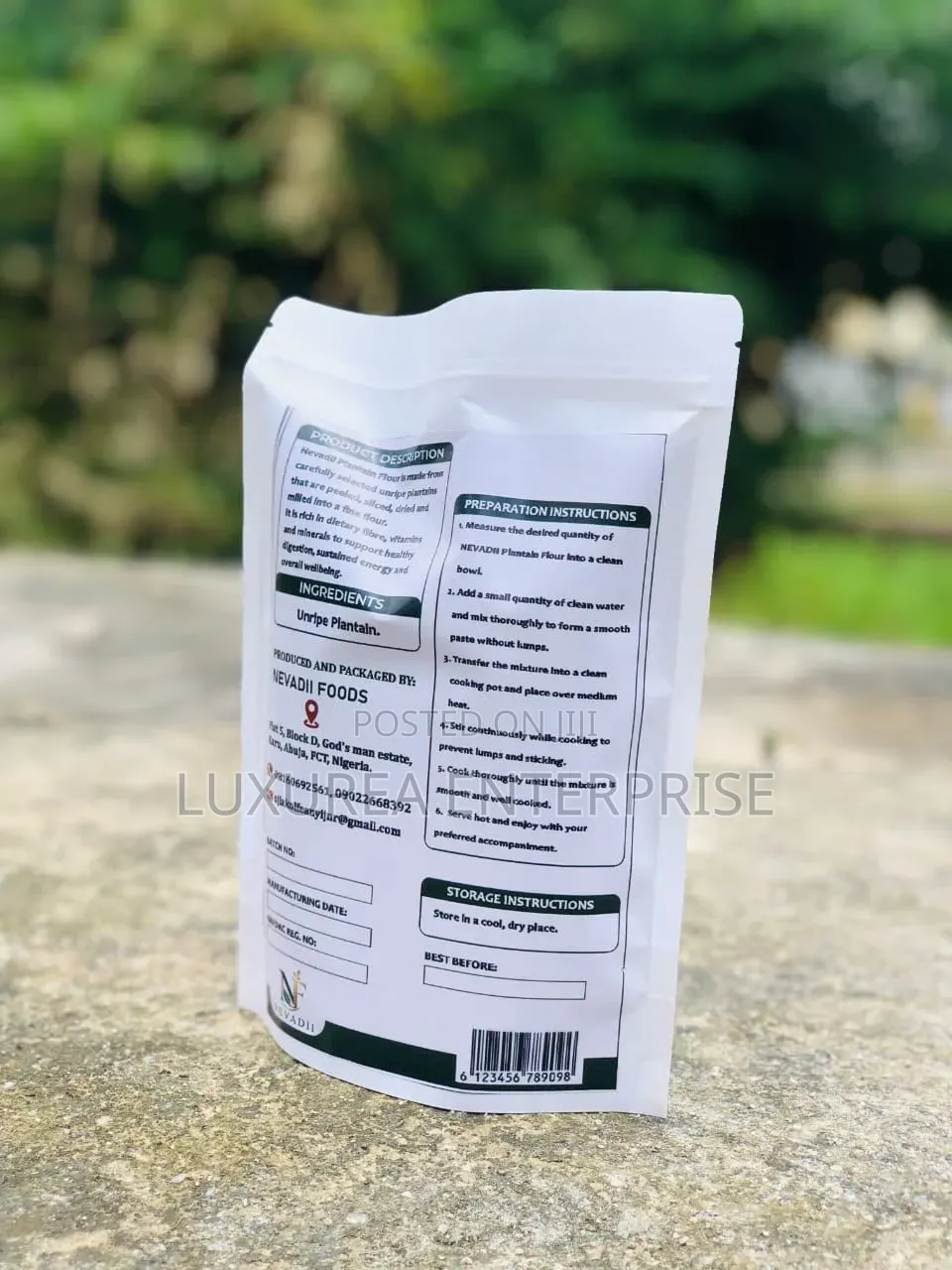NEVADII Plantain Flour