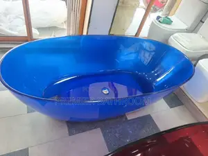 Blue Executives Luxury Glass Bathtub