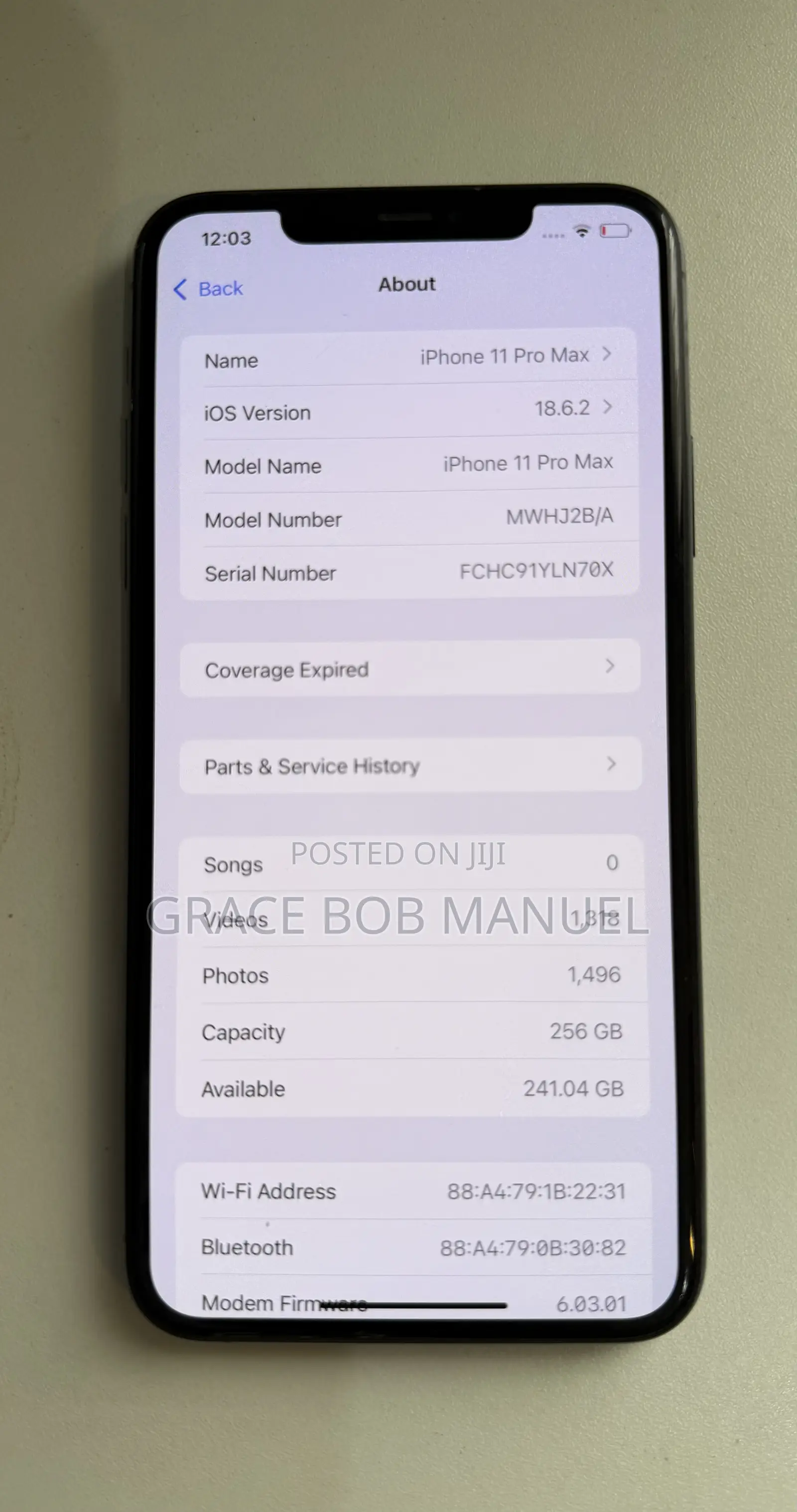 Apple iPhone 11 Pro Max 256 GB Green