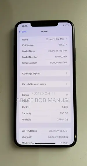 Apple iPhone 11 Pro Max 256 GB Green