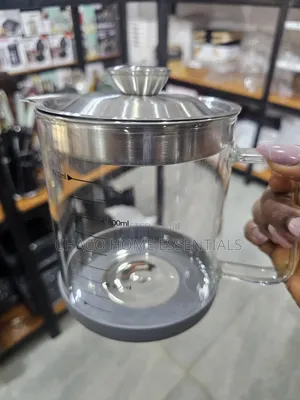 Oil Strainer Jug With Stainless Steel Lid