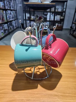 6-Hook Stainless Steel Mug Holder Stand