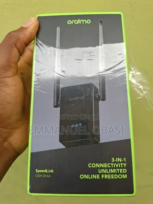 Oraimo SpeedLink OSH-014A 3-in-1 WiFi Range Extender / Router