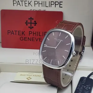 Original Patek Philippe Leather Strap Watch 100% Authentic Guaranteed