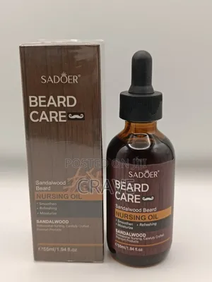 SADOER Men's Beard Growth Gentle Nourishment, Sandalwood Beard Oil,