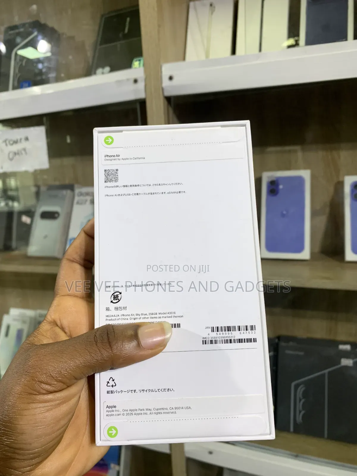 New Apple iPhone Air 256 GB Blue