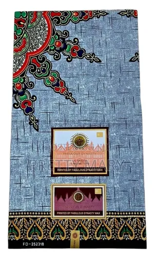 Gray Fabulous Dynasty Ankara Fabric