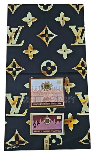 Black  Fabulous Dynasty Ankara Fabrics