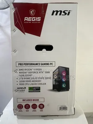 New Desktop Computer MSI 32GB AMD Ryzen 9 SSD 2T