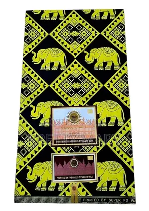 Yellow  Fabulous Dynasty Ankara Fabric