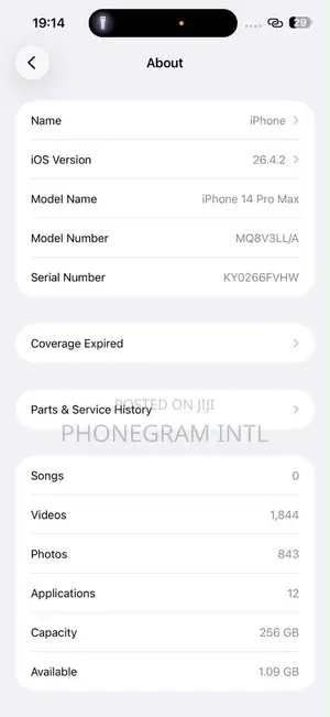 Apple iPhone 14 Pro Max 256 GB Gold