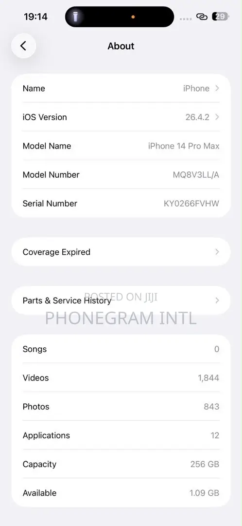Apple iPhone 14 Pro Max 256 GB Gold