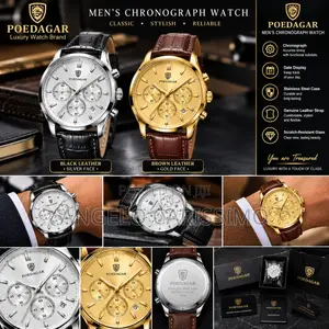Podegar Men's Chronograph Wrist Watch