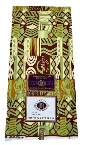 Green Guaranteed Real Wax Ankara Fabrics