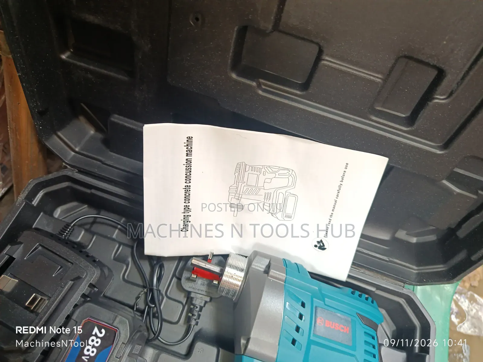 Cordless Concrete Vibrator Kit