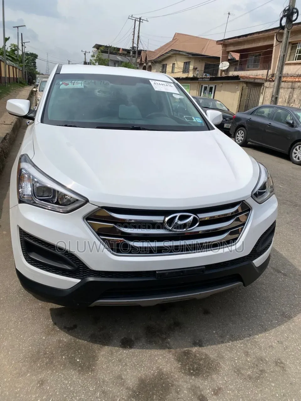 Hyundai Santa Fe 2016 White