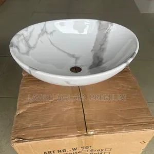 White Marble Counter Top Basin