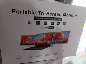 Portable Triple Screen Extender for Laptop