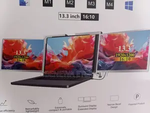 Portable Triple Screen Extender for Laptop