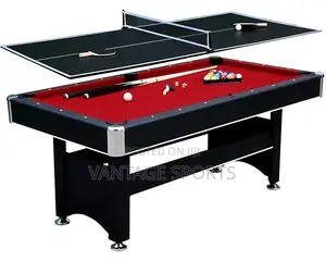 2-in-1 6ft Multi Game Billiard Table Quality Indoor