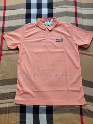 Disney Mickey Mouse Men's Polo Shirt – Peach / Light Orange