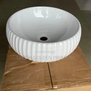 White Ceramic, Above-Counter Arch Basin
