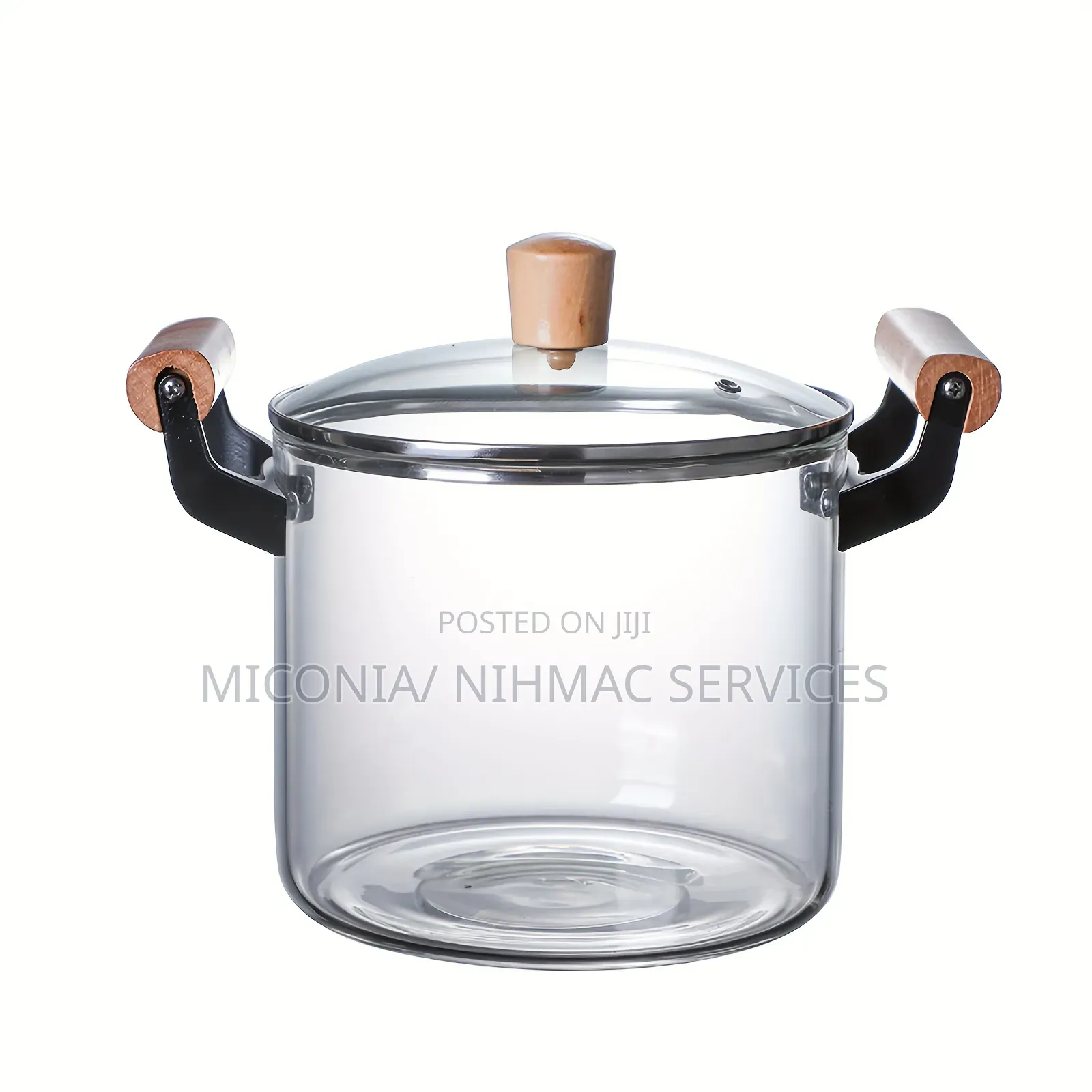 Heat Resistant Borosilicate Glass Pot With Lid(4.5L)