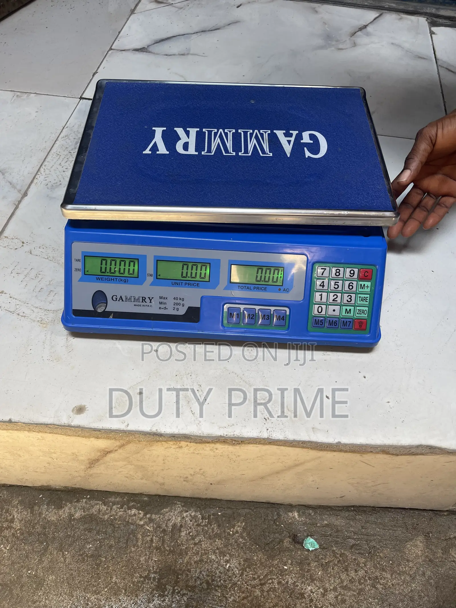 GAMMRY Digital Price Computing Scale (40kg Capacity)