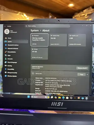 Laptop MSI Cyborg 15 16GB Intel Core i7 SSD 512GB