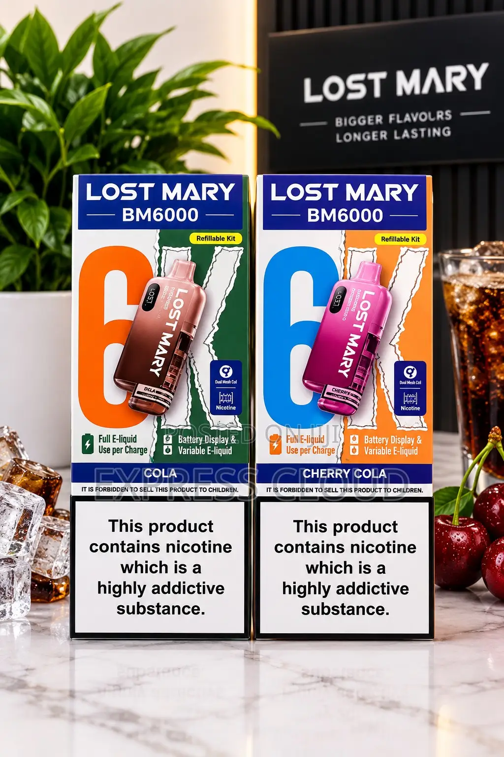 Lost Mary Bm6000 Refillable Vape - Multiple Flavours