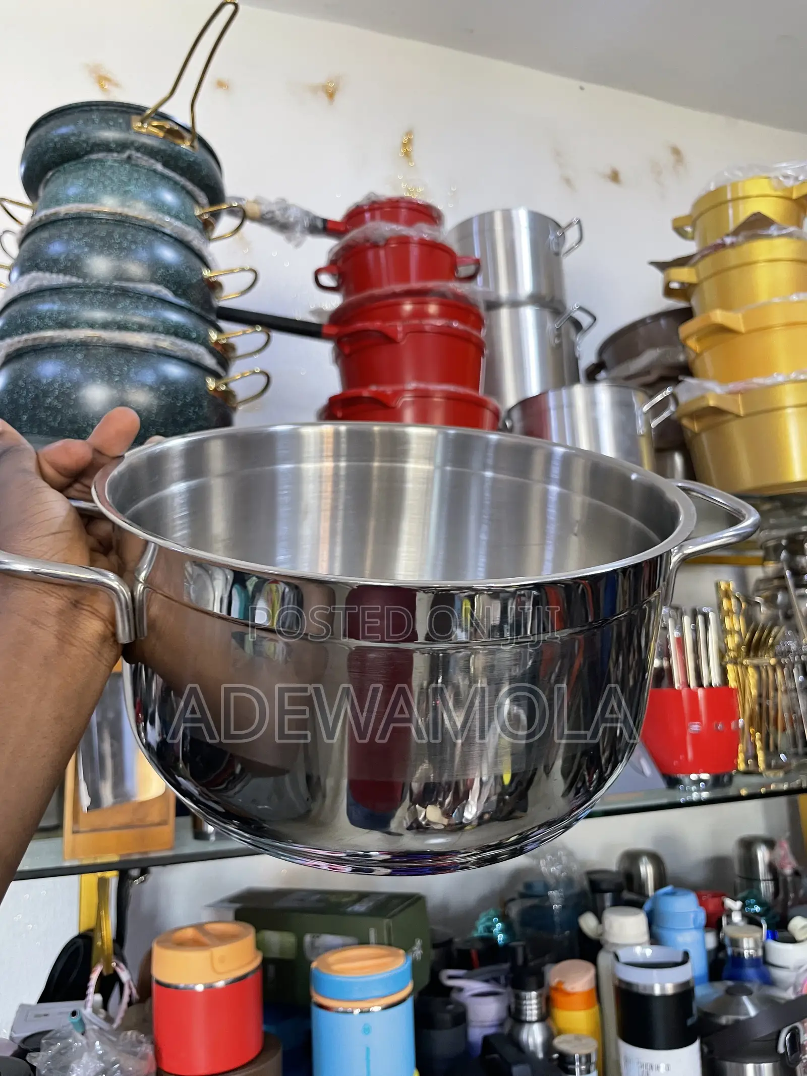 Five Sets Stainless Pots