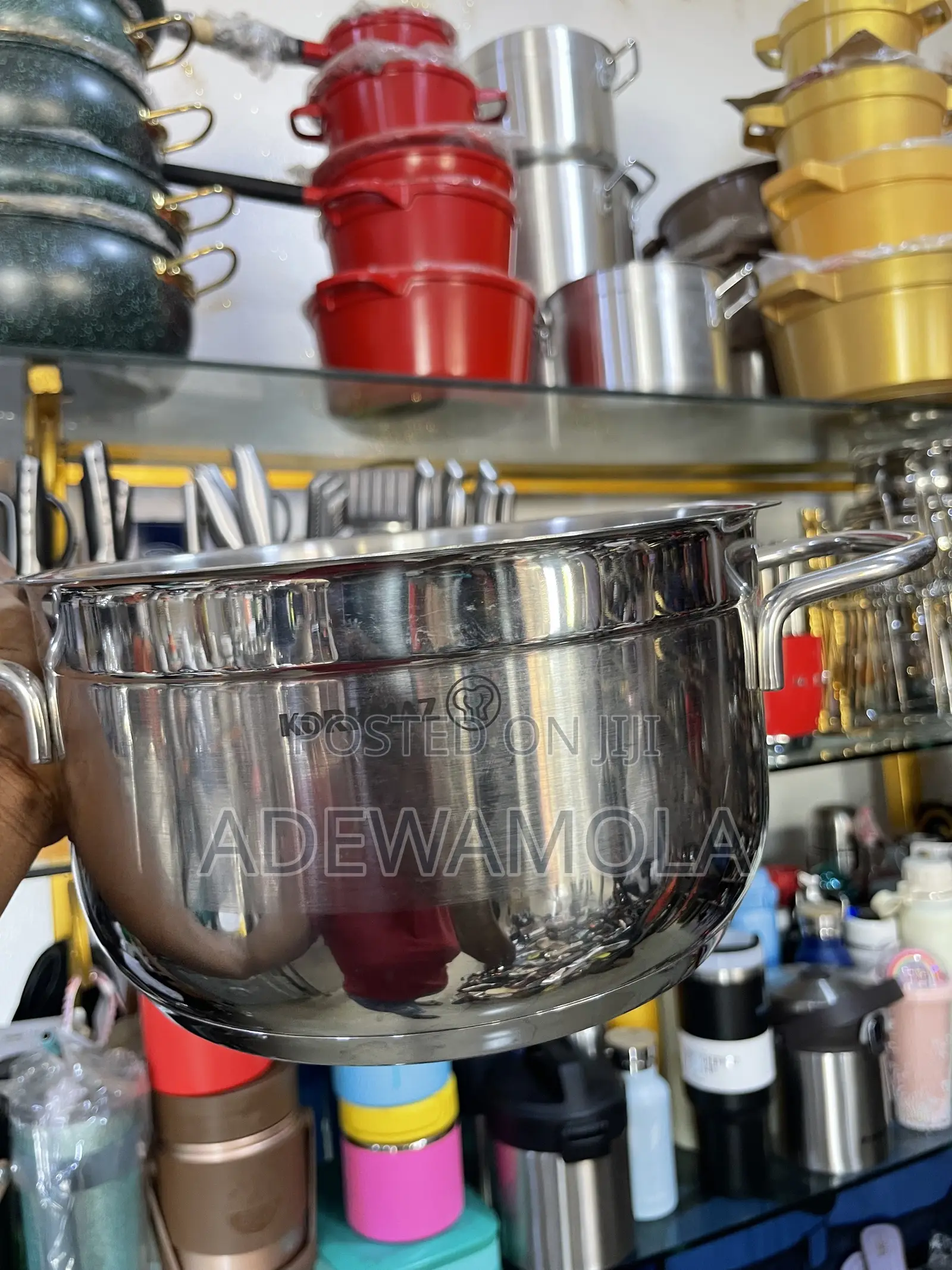 Five Sets Stainless Pots