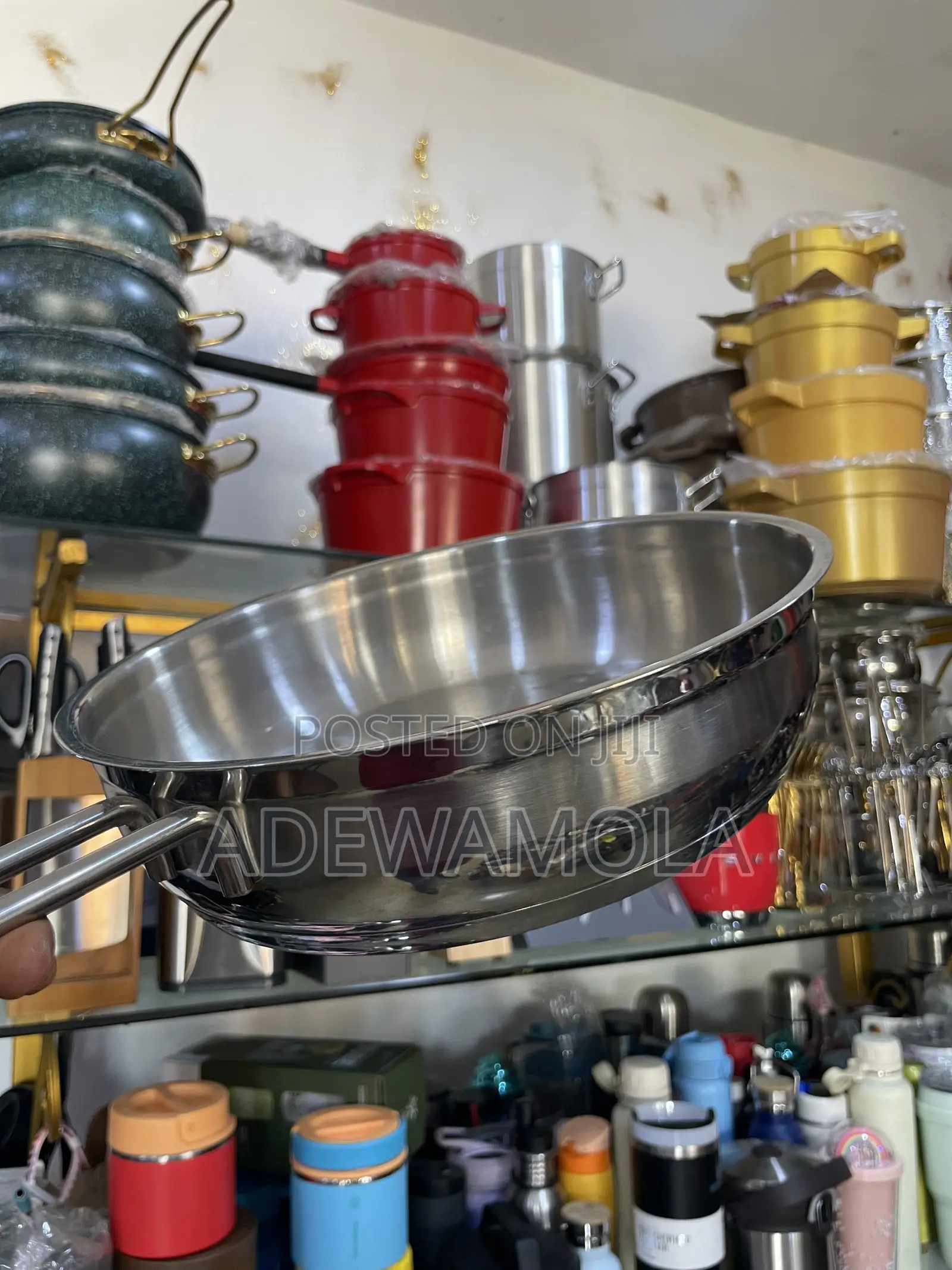 Five Sets Stainless Pots