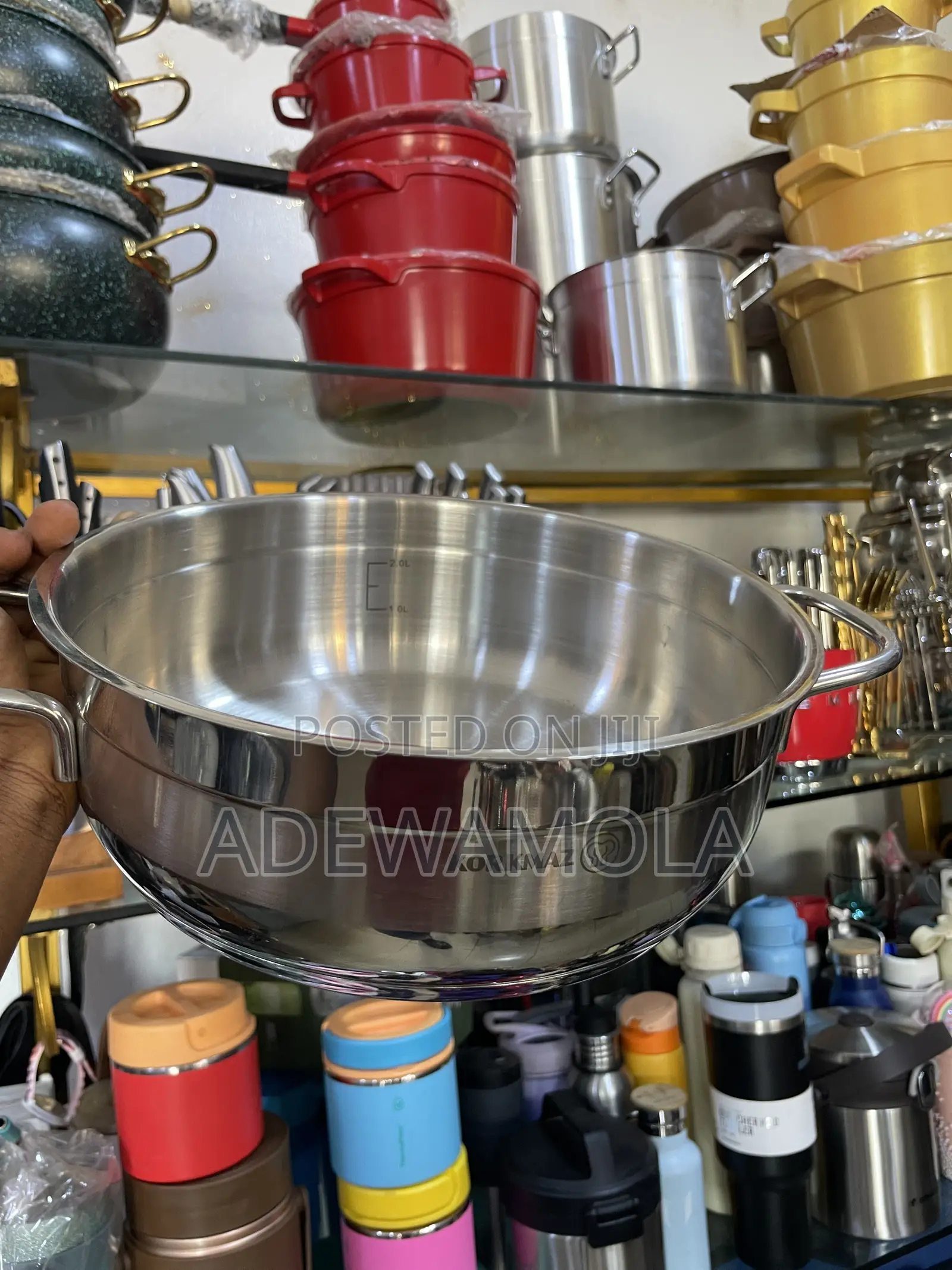 Five Sets Stainless Pots