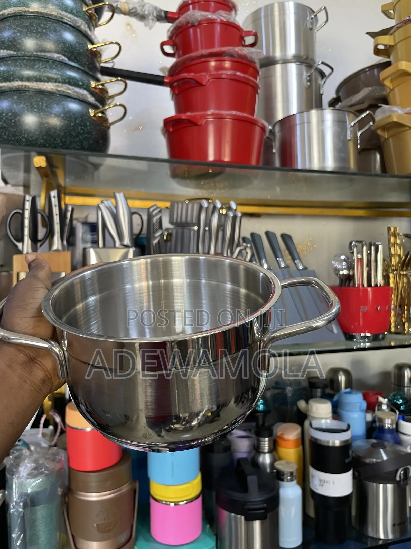 Five Sets Stainless Pots