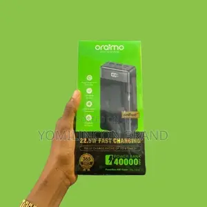 Oraimo 40,000mAh Power Bank – 22.5W Fast Charging With LED Display.